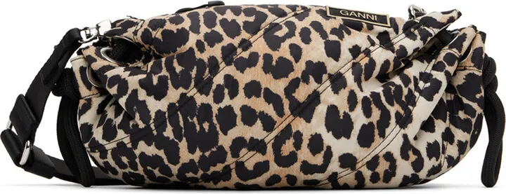 GANNI Beige Quilted Bag