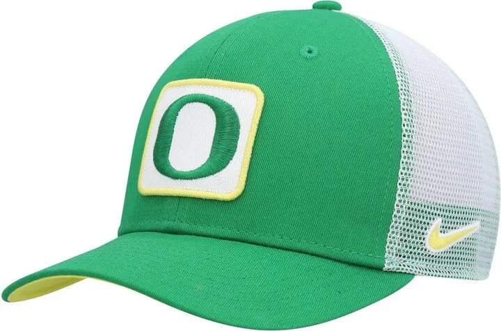 Men's Nike Green Oregon Ducks Classic99 Trucker Snapback Hat