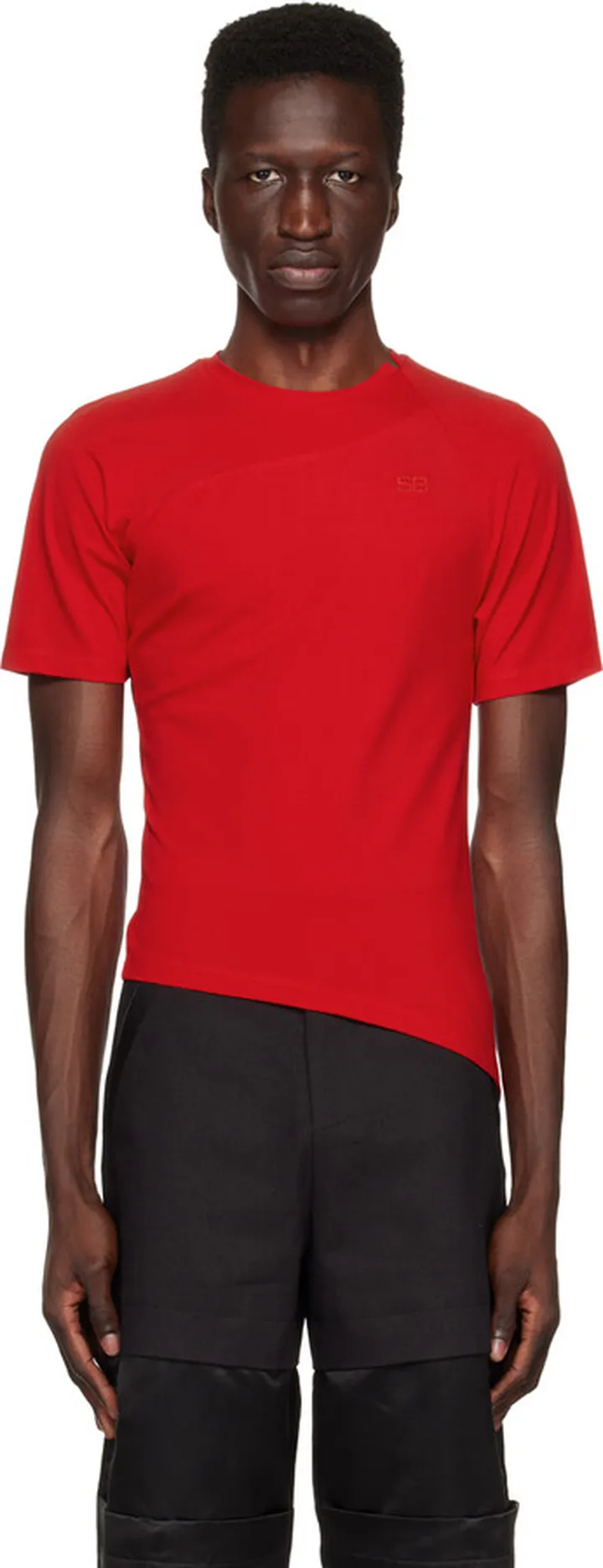 SPENCER BADU Red Fitted T-Shirt