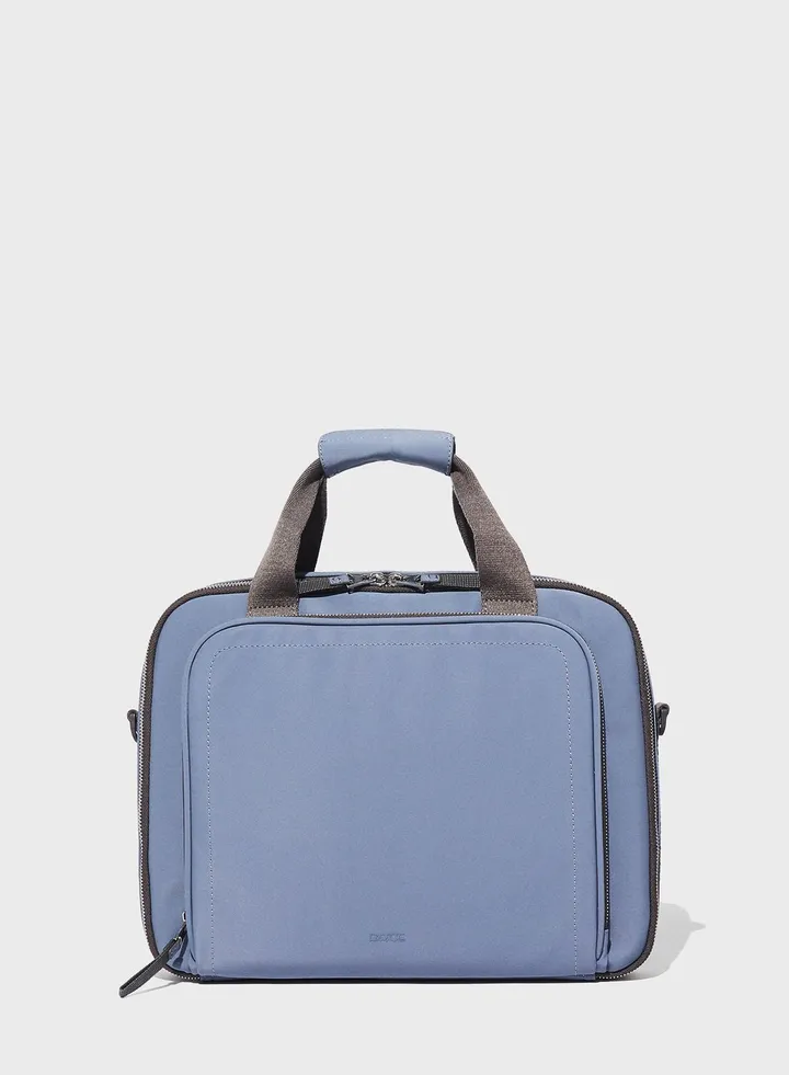 Top Handle Zip Over Messenger Bag
