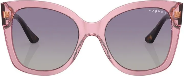 Tortoiseshell-Effect Butterfly-Frame Sunglasses
