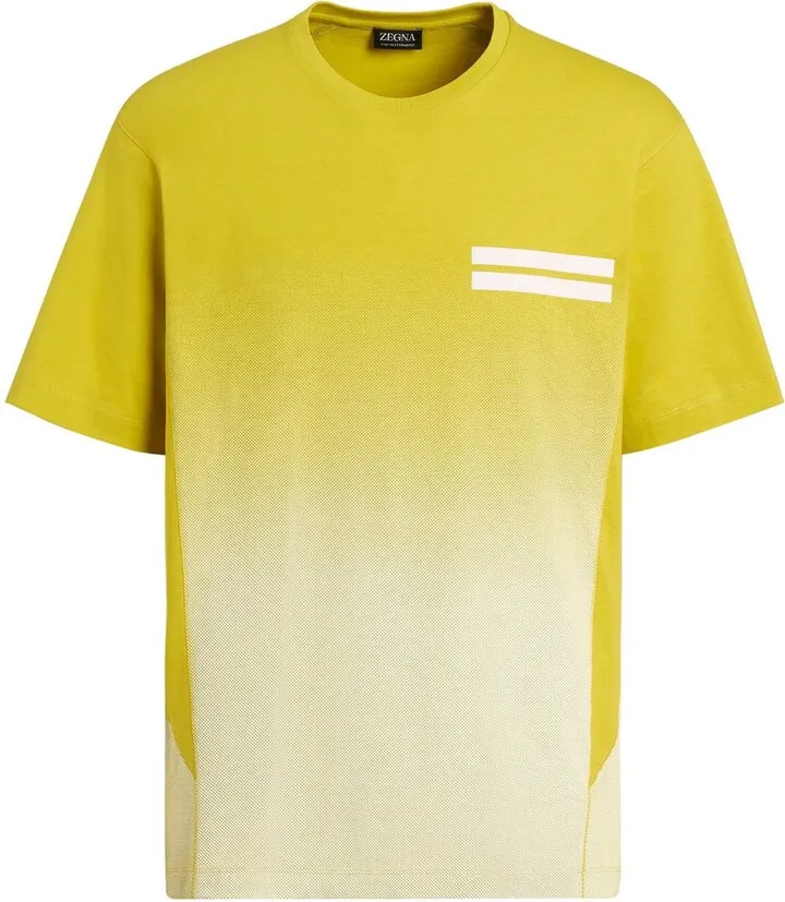 faded-effect crew-neck T-shirt