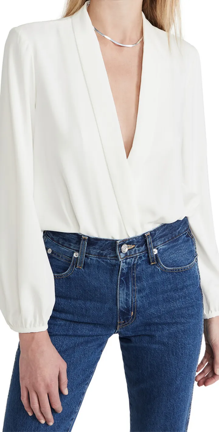 Amanda Uprichard Long Sleeve Hera Bodysuit