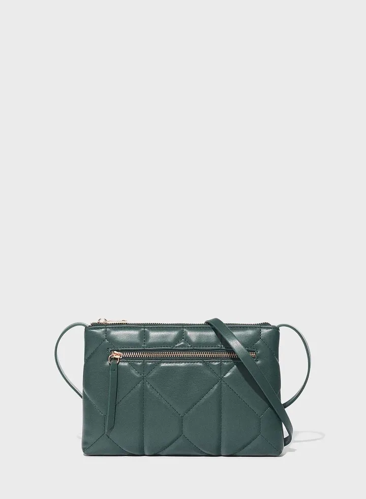 Chain Detailed Crossbody Bag