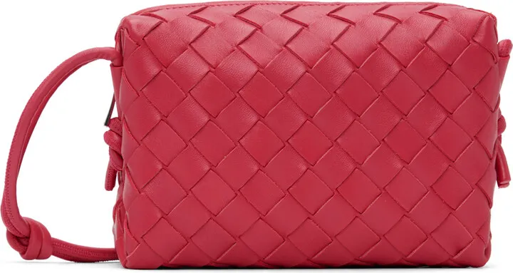 Bottega Veneta Pink Mini Loop Camera Bag