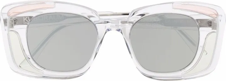 Transparent-Frame Sunglasses