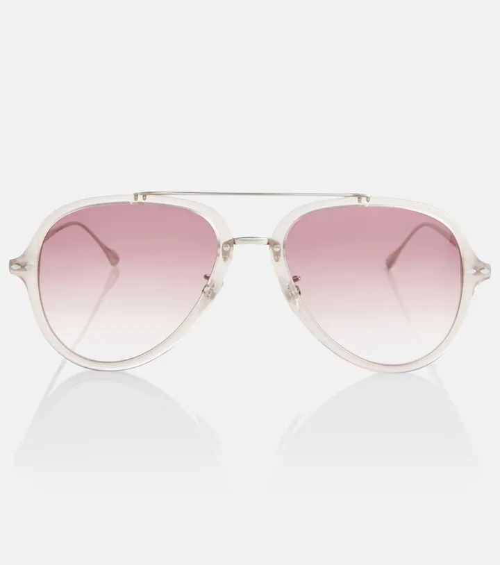 Chamomile aviator sunglasses