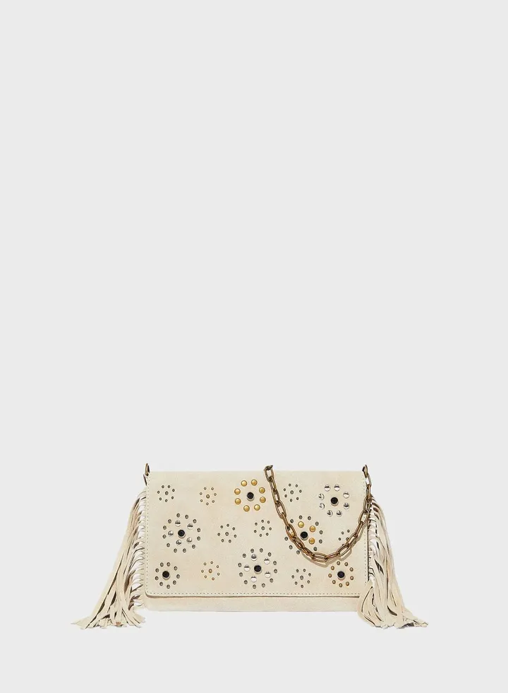 Fringes Leather Crossbody Bag