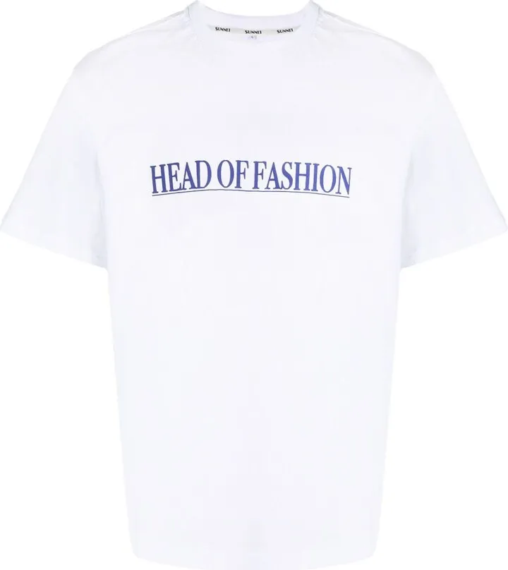 logo-patch cotton T-shirt