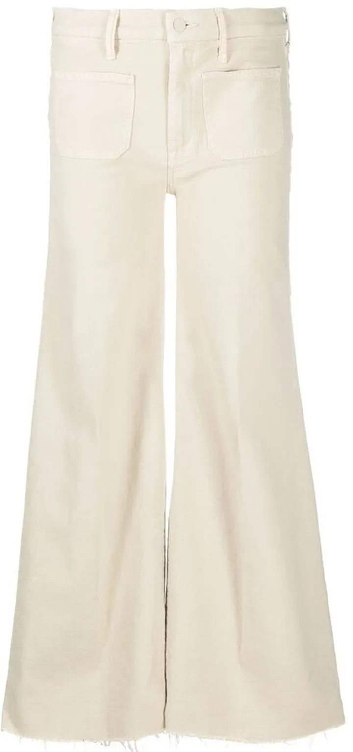 Mid-Rise Wide-Leg Jeans