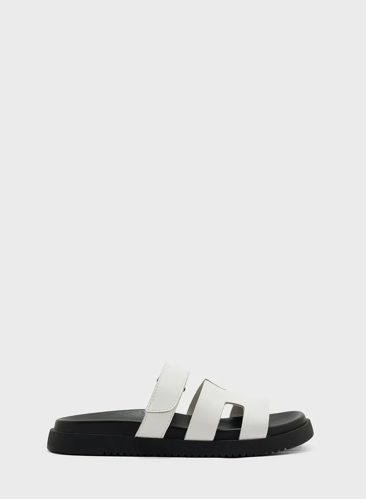 Multi Strap Flat Sandals