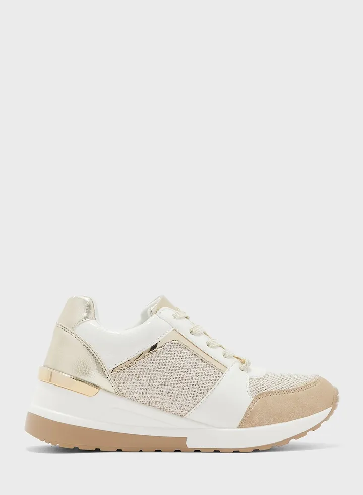 Lace Up Low Top Sneakers