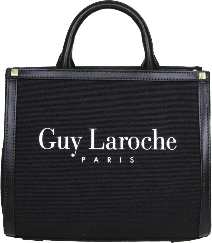 Small Tote In Canvas And Leather