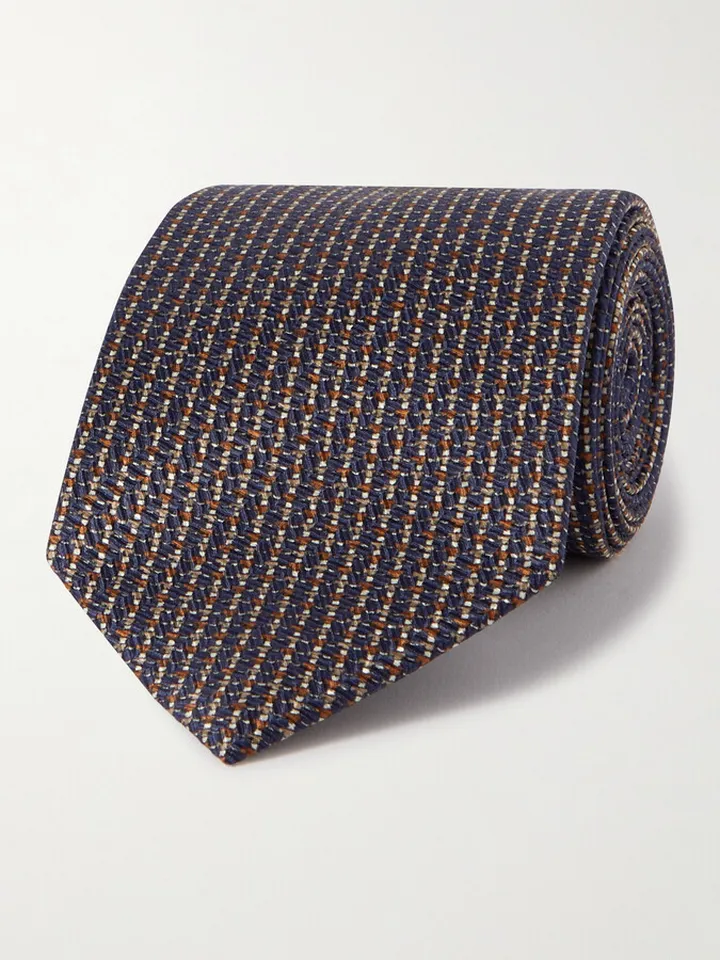 8cm Silk-Jacquard Tie