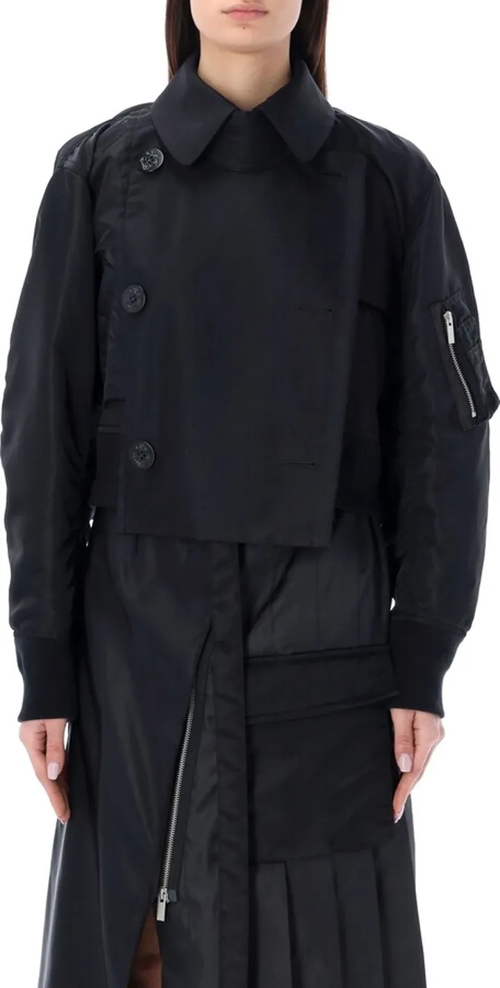 Crop Bomber Jacket