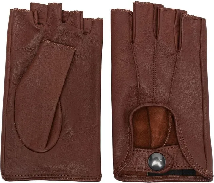 Fingerless Leather Gloves