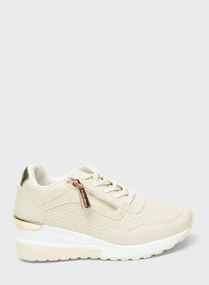 Lace Up Low Top Sneakers