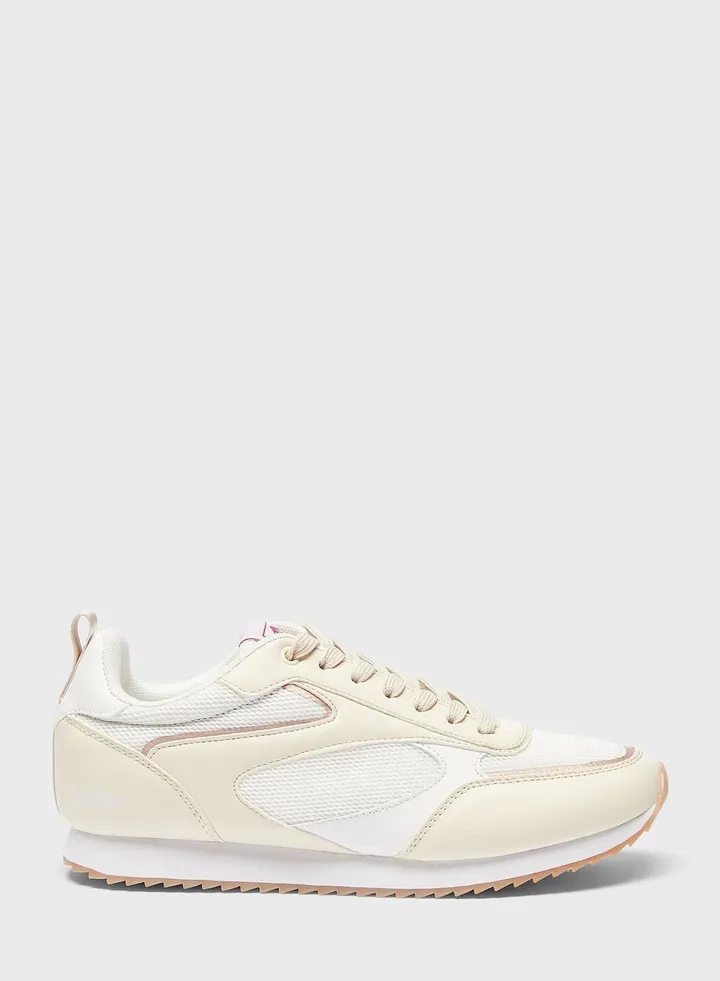 Lace Up Low Top Sneakers