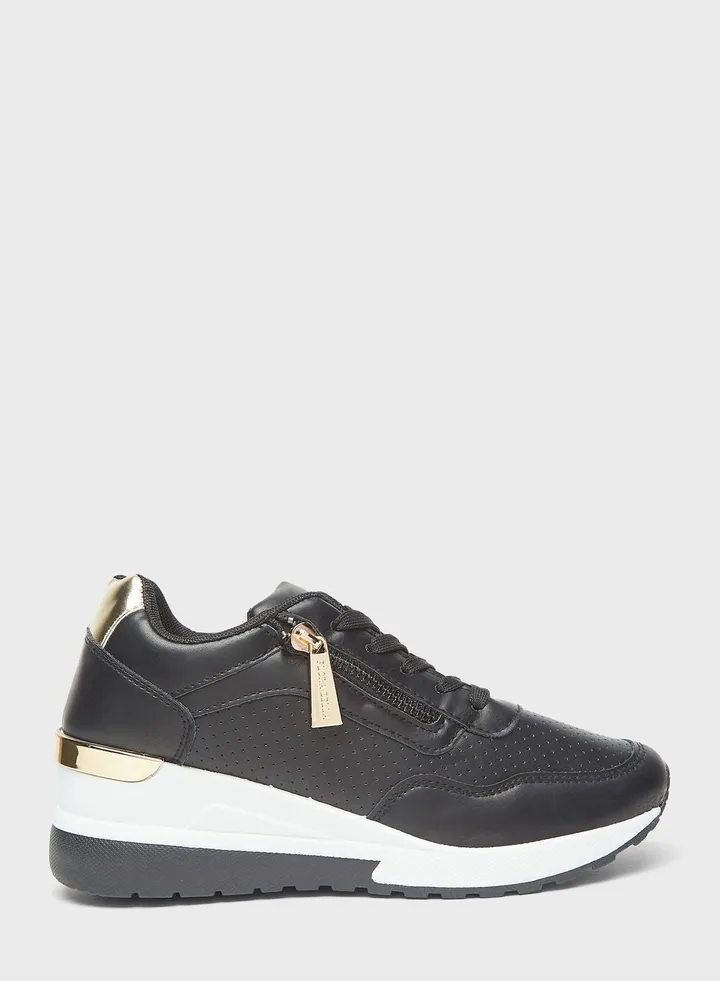 Lace Up Low Top Sneakers