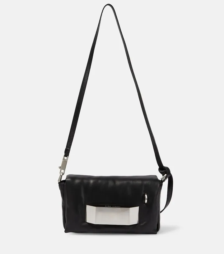 Quilted leather shoulder bag