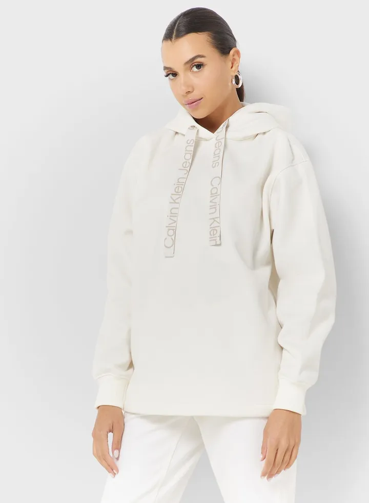 Drawstring Knitted Hoodie