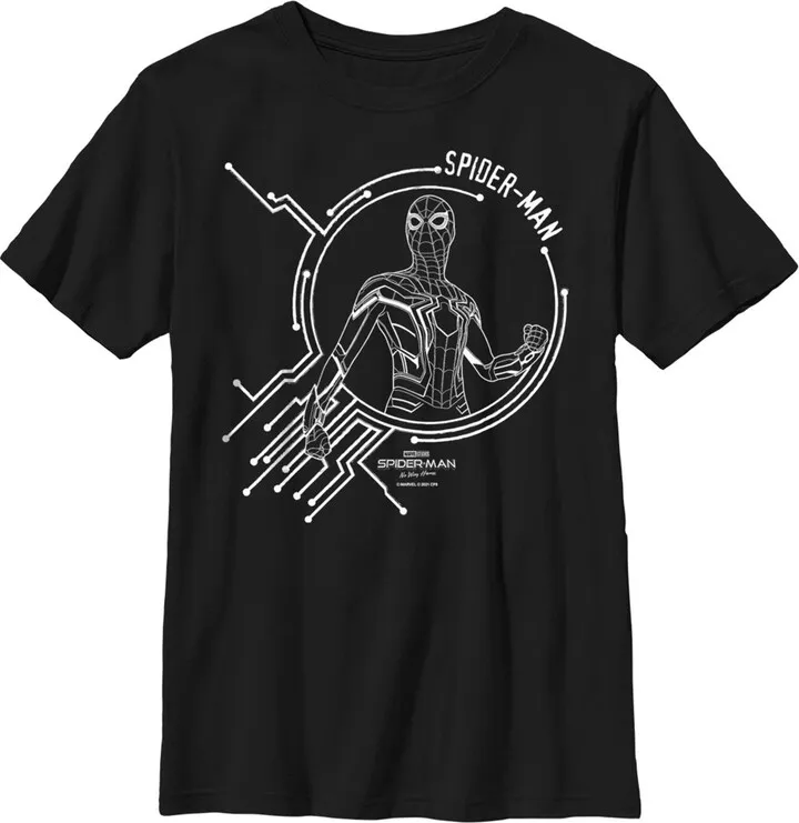 Boy's Marvel Spider-Man: No Way Home Tech T-Shirt - Black - X Large