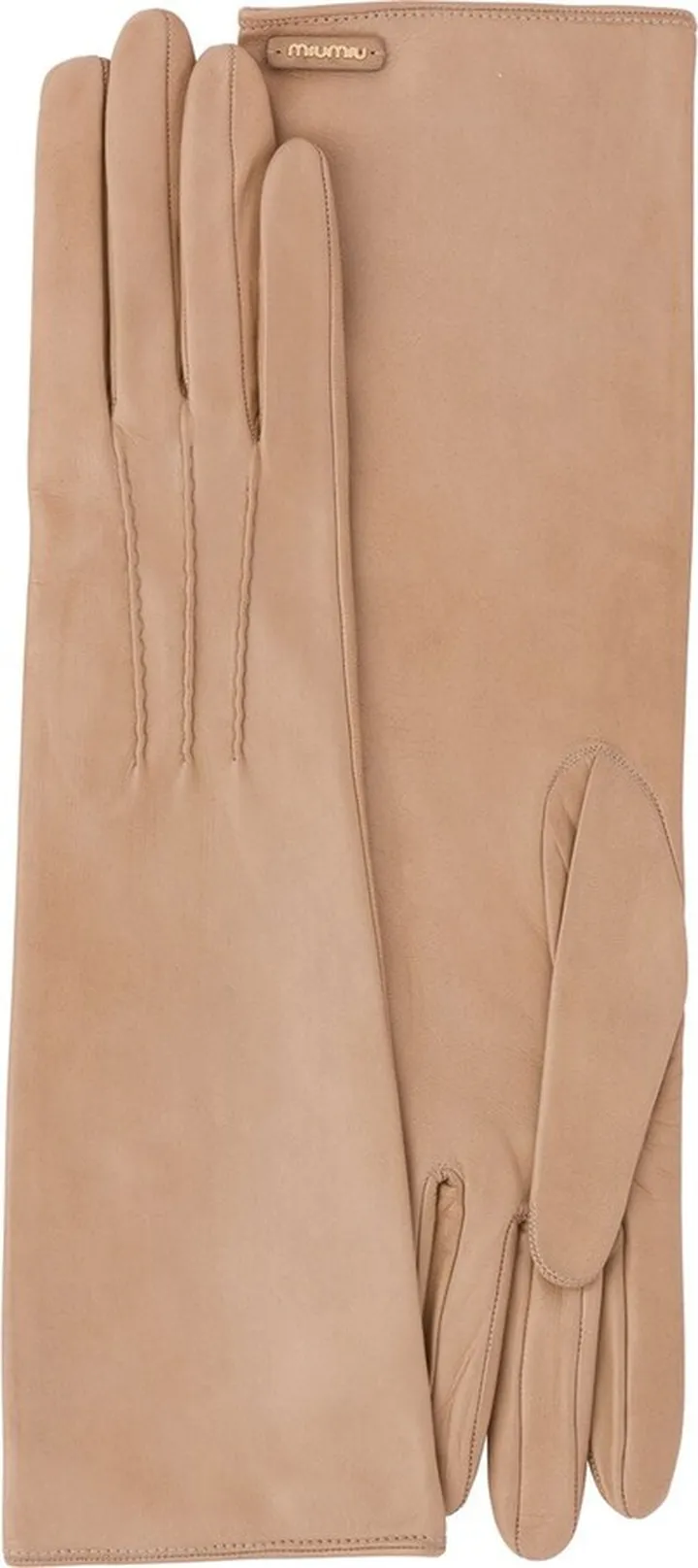 Stitching Detail Long Gloves