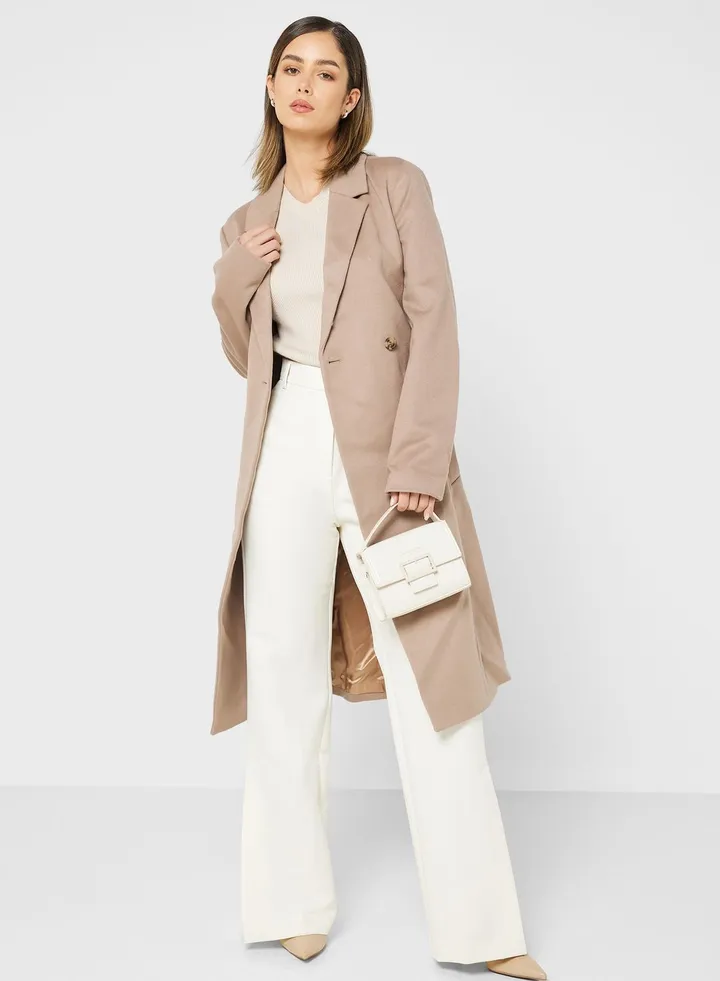 Belted Longline Coat