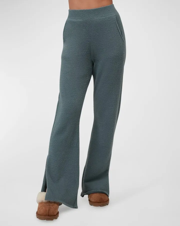 Wide-Leg Chenille Lounge Pants