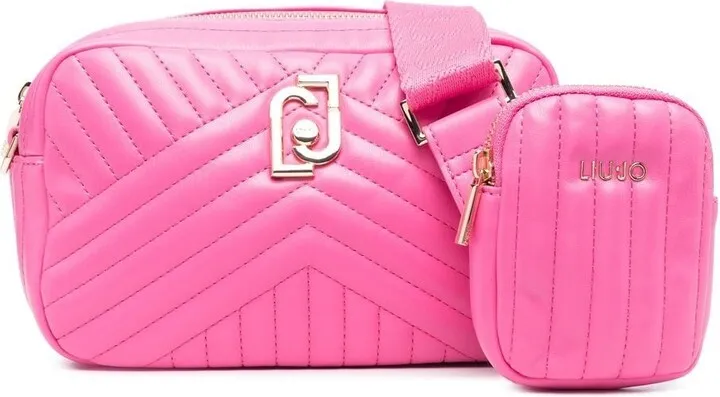Quilted Faux-Leather Shoulder Bag