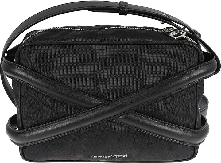 Cross Top Zip Shoulder Bag