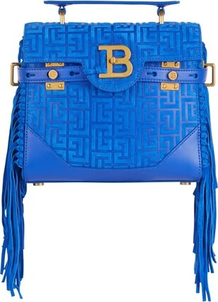 B-Buzz 23 fringed bag with suede embossed monogram