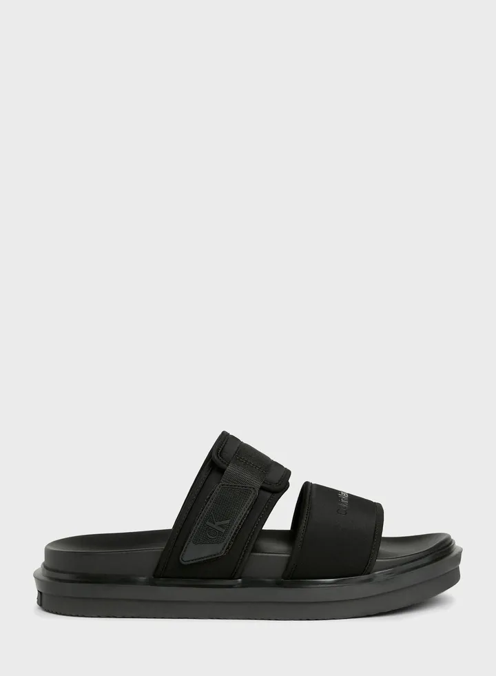 Logo Double Bar Sandals