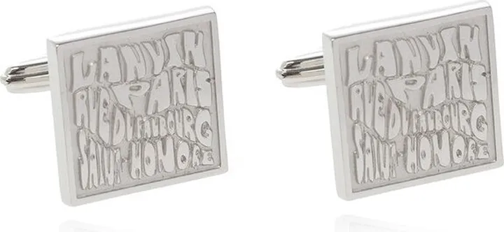 Lanvin Square Logo-Engraved Cufflinks