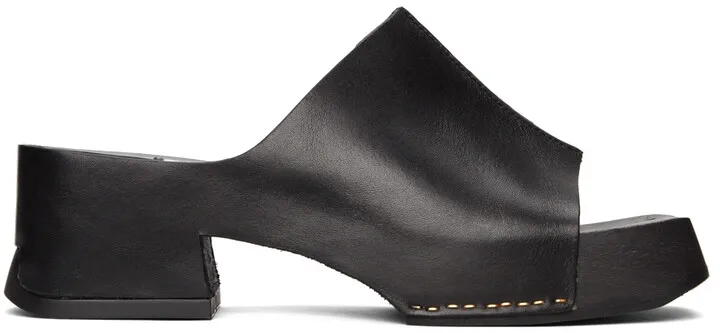 Miista Black Eileen Clogs