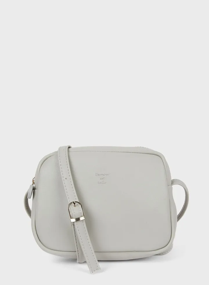 Zip Over Crossbody Bag