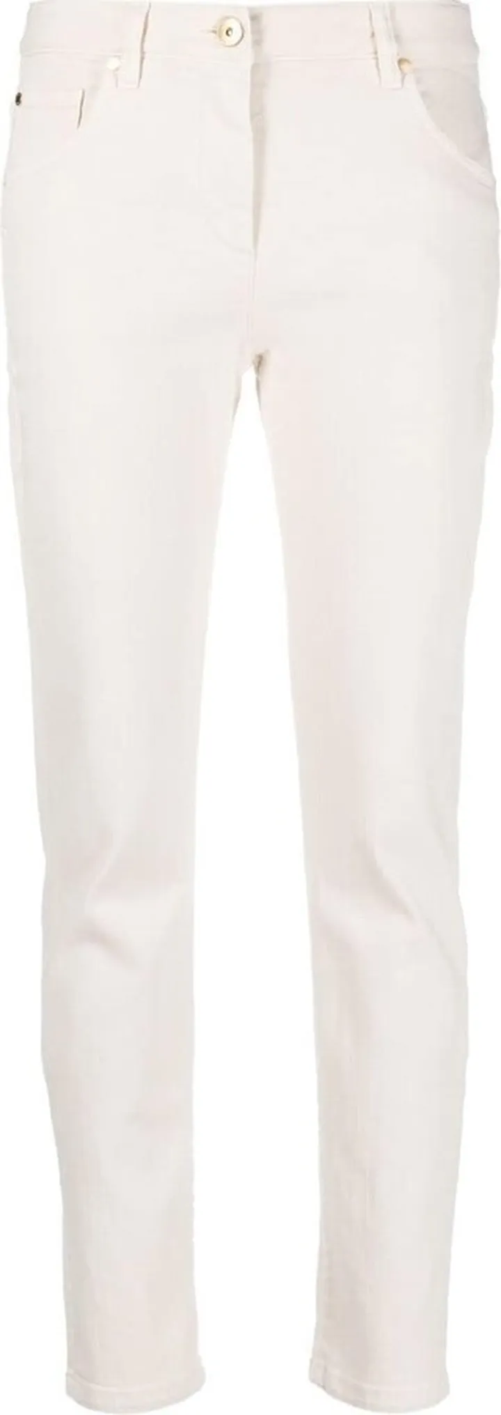 Logo-Patch Straight-Leg Trousers