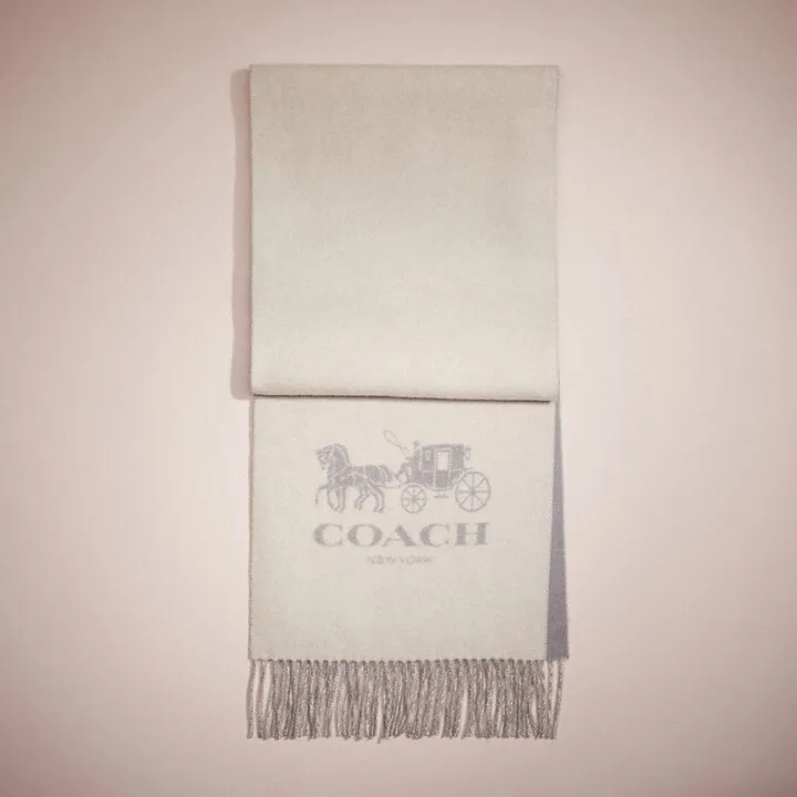 Restored Horse And Carriage Cashmere Muffler