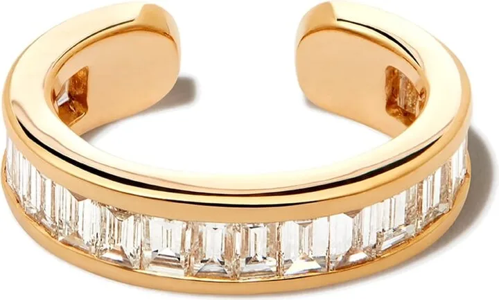 18kt Yellow Gold Diamond Ear Cuff