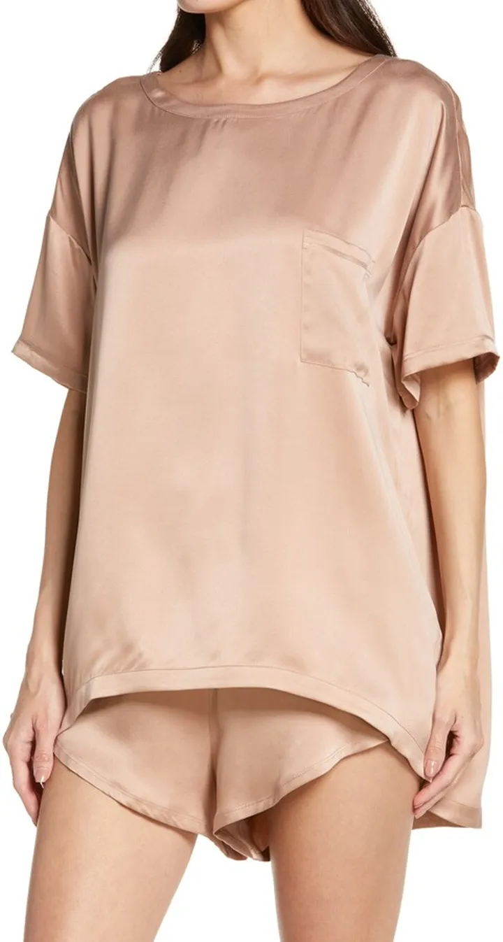 Washable Silk Short Pajamas