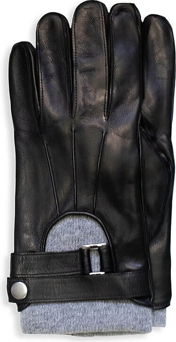 Belted Leather Gloves