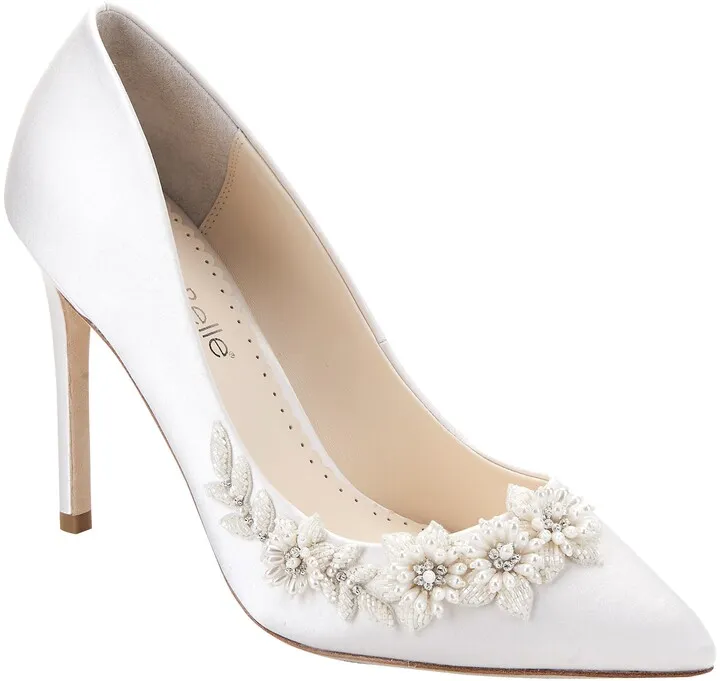 Jasmine Embellished Silk Pump