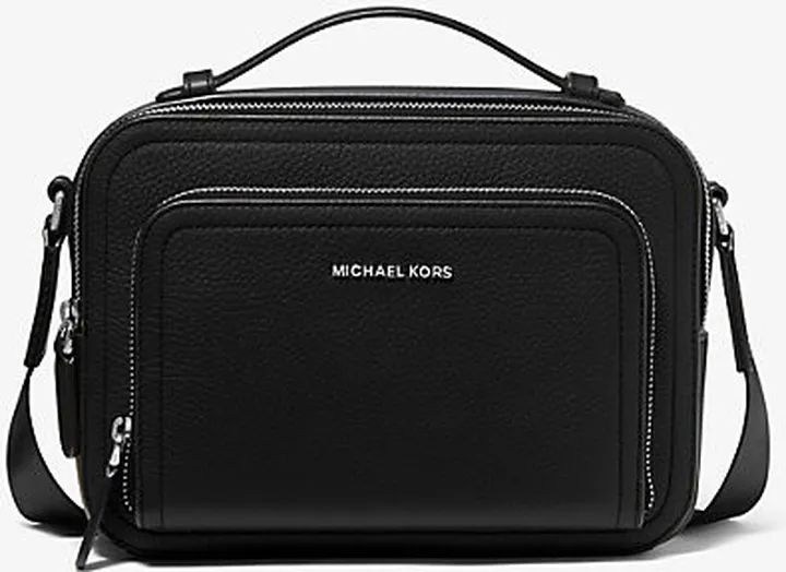 Hudson Pebbled Leather Crossbody Bag