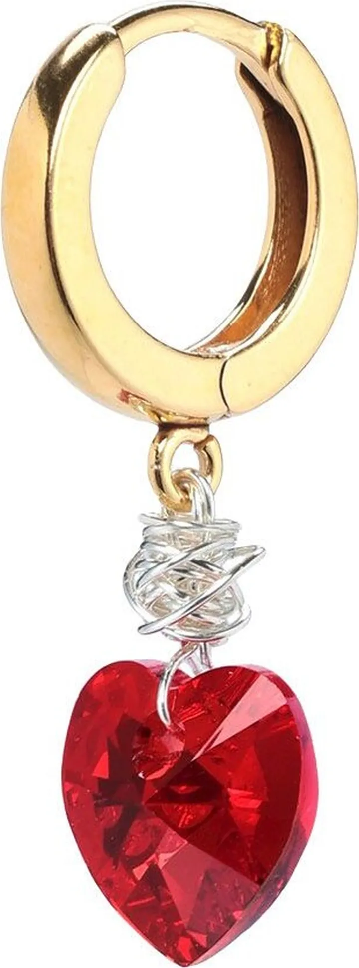 Sweet Love Small Single Earring Red