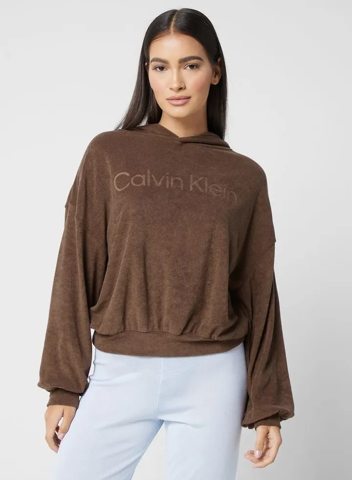 Logo Knitted Hoodie