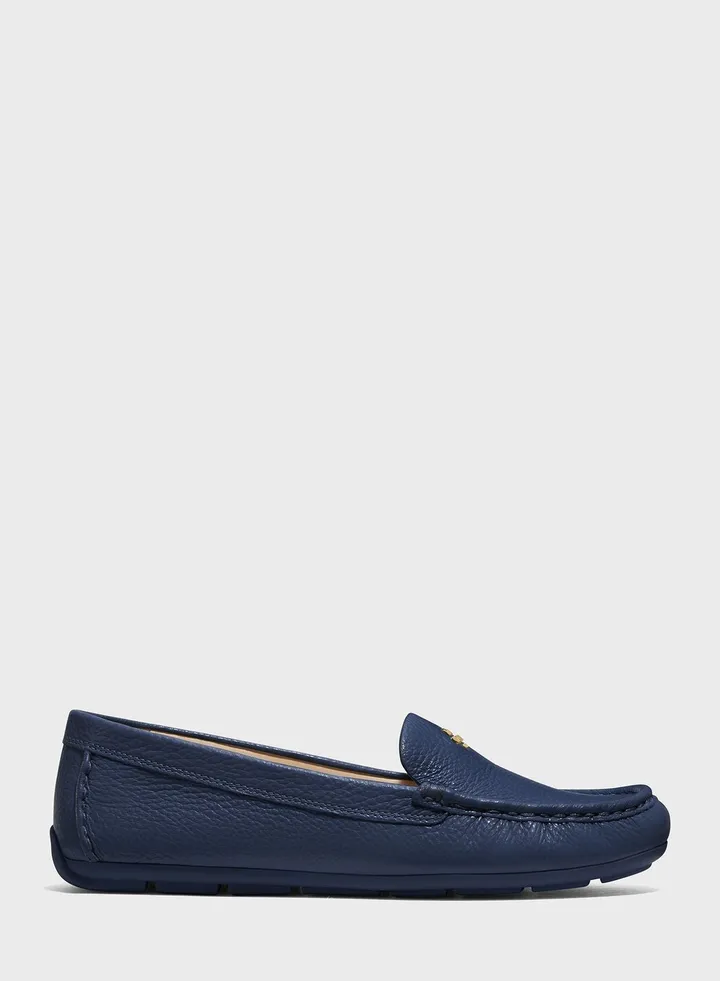 Logo Detailed Moccasins