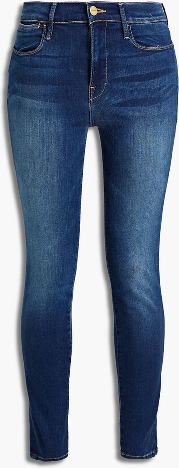 Le High Skinny faded high-rise skinny jeans