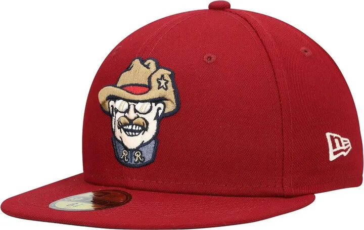 Men's New Era Red Frisco RoughRiders Authentic Collection Team Alternate 59FIFTY Fitted Hat