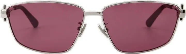 Bottega Veneta Eyewear Rectangle Frame Sunglasses