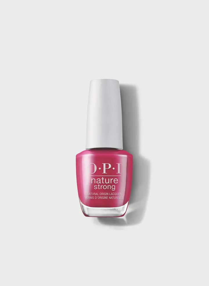 Nature Strong Nail Polish, A Bloom with a View, Red Nail Polish
